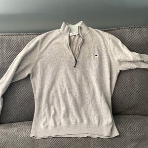 Vineyard Vines Mens XL 1/4 Grey Pullover